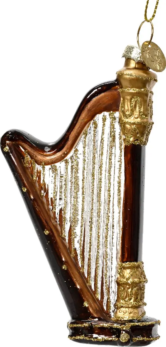 Decoris Instrumentglas 12x9cm Kerst
