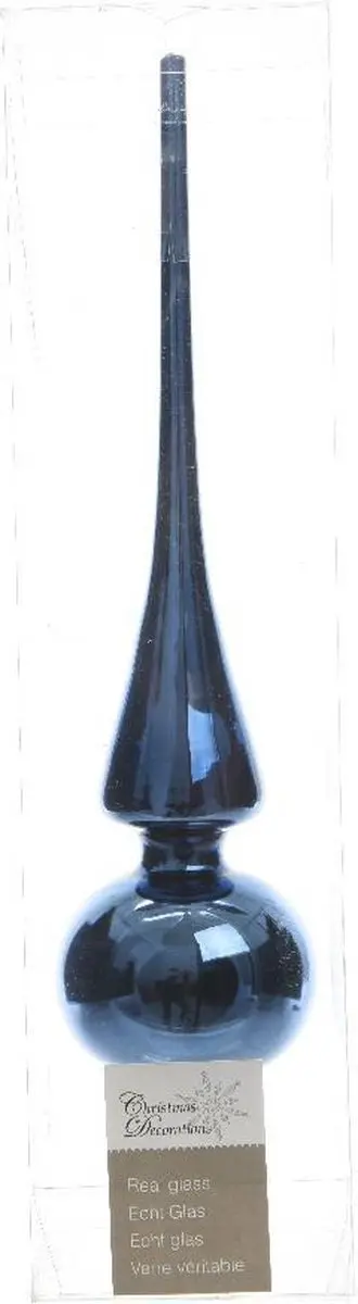 Decoris Piek Glas Nachtblauw - Ø6cm x 26cm