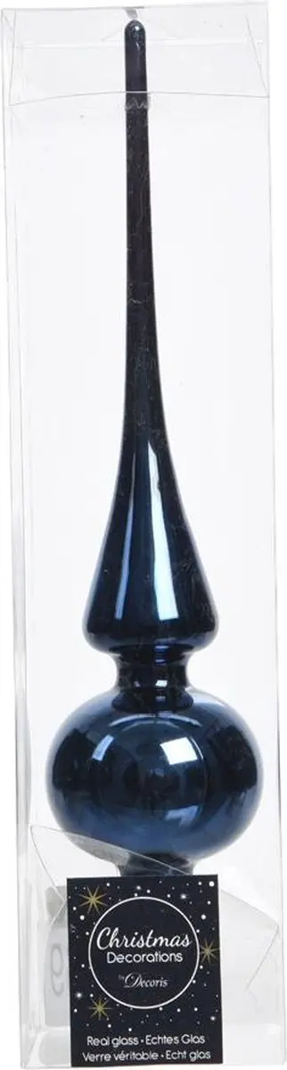 Decoris Piek Glas Nachtblauw - Ø6cm x 26cm
