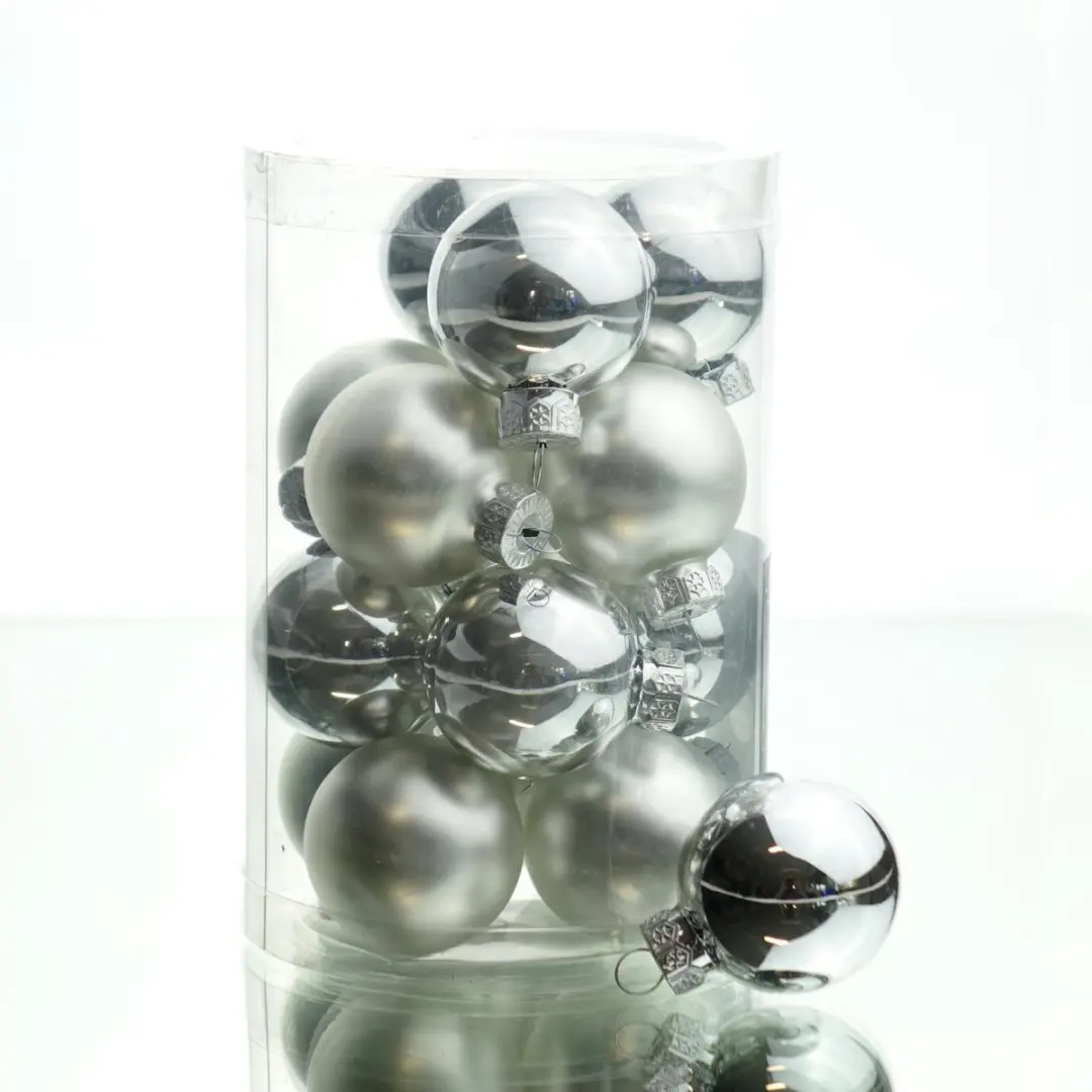 Decoris Kerstballen Set 16-delig - Glas - Ø3,5cm