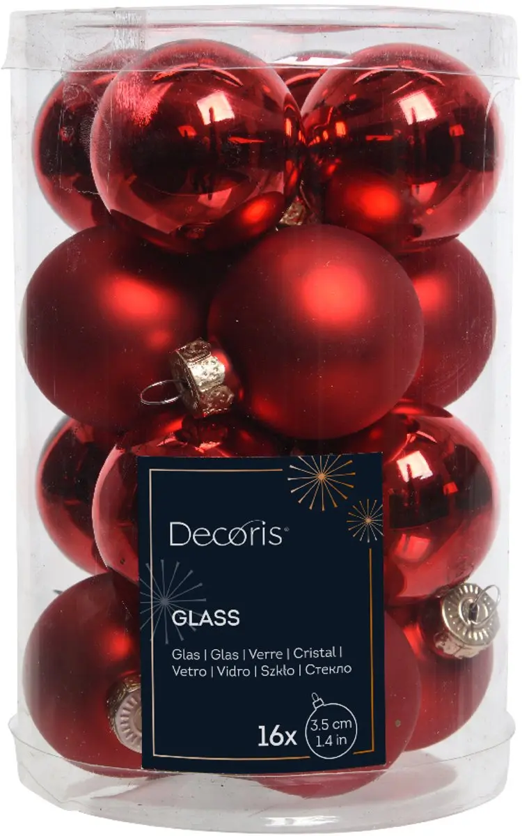Decoris Mini-Glasballetjes 35mm