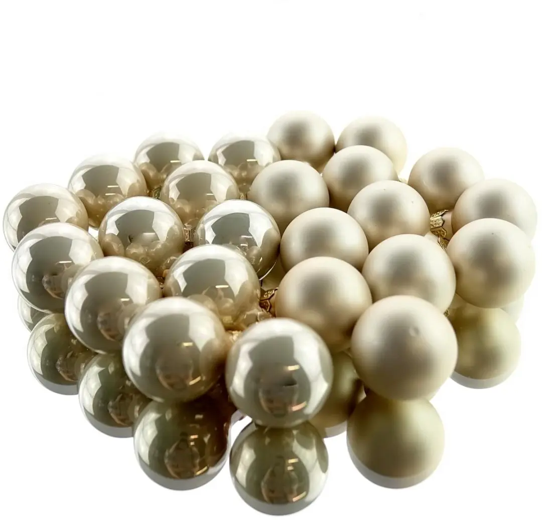 Decoris Kerstballen Mini Parel Multi - 2,5 cm