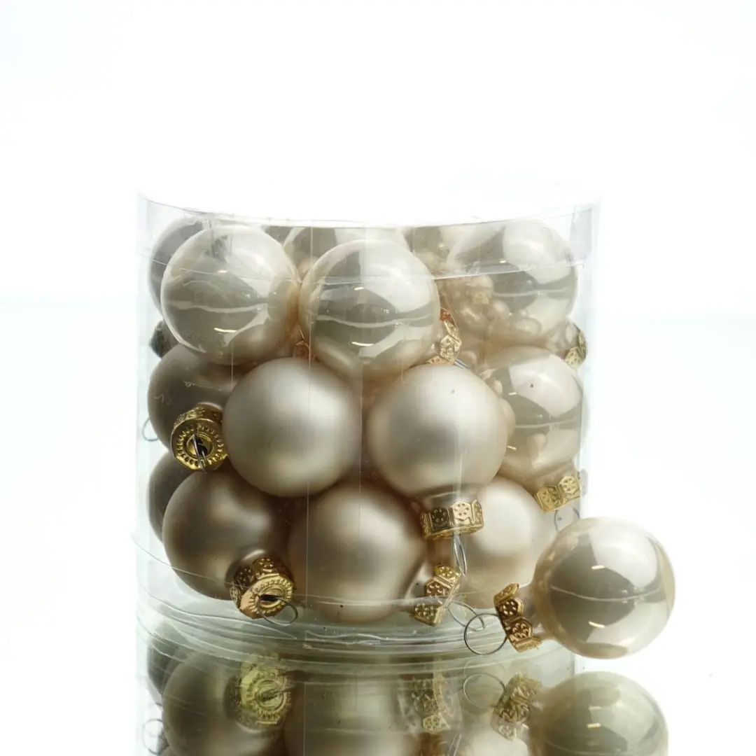 Decoris Kerstballen Mini Parel Multi - 2,5 cm
