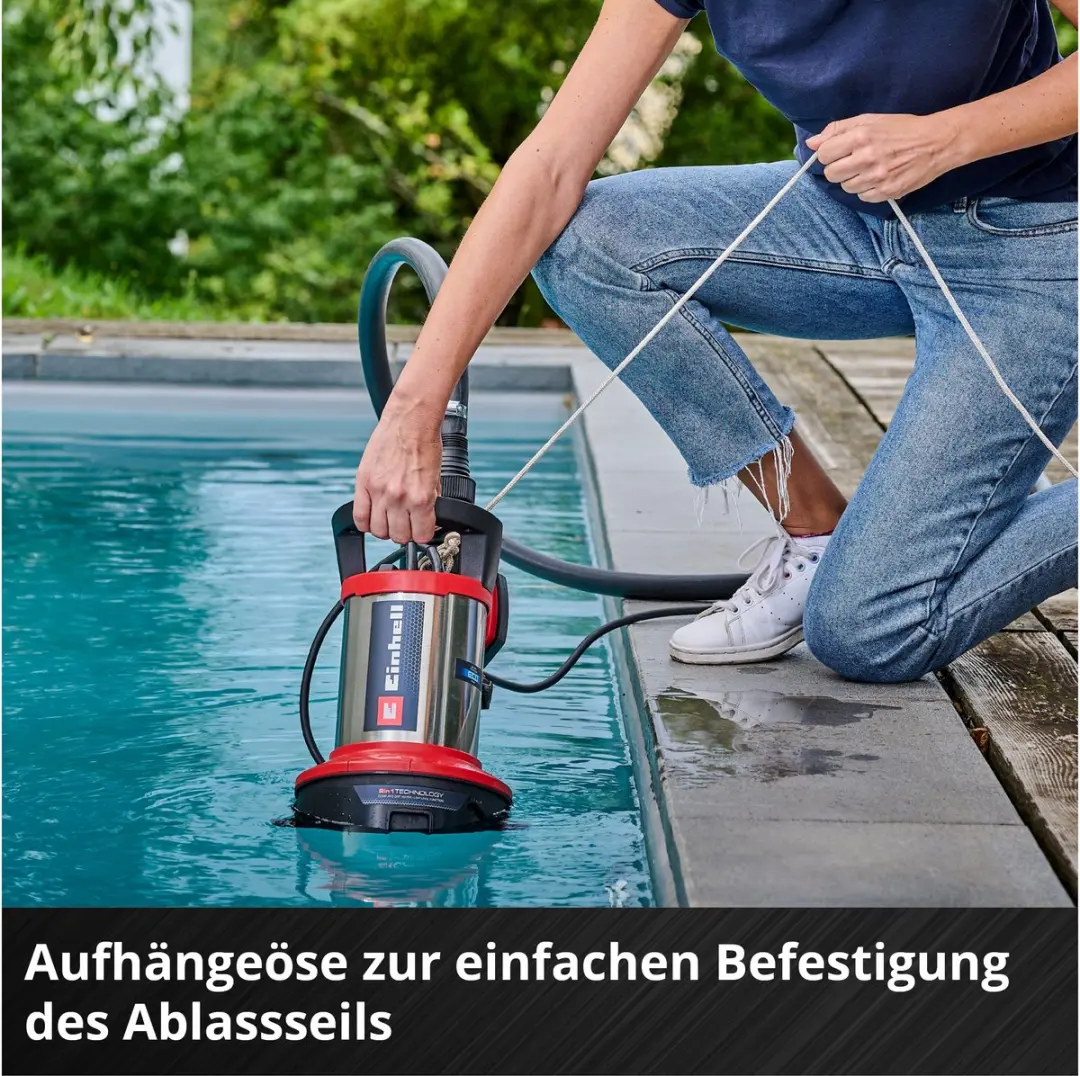 Einhell GE-DP 7535 N LL ECO Vuilwaterpomp 750W - 18.500 l/u - afbeelding 2 van 6