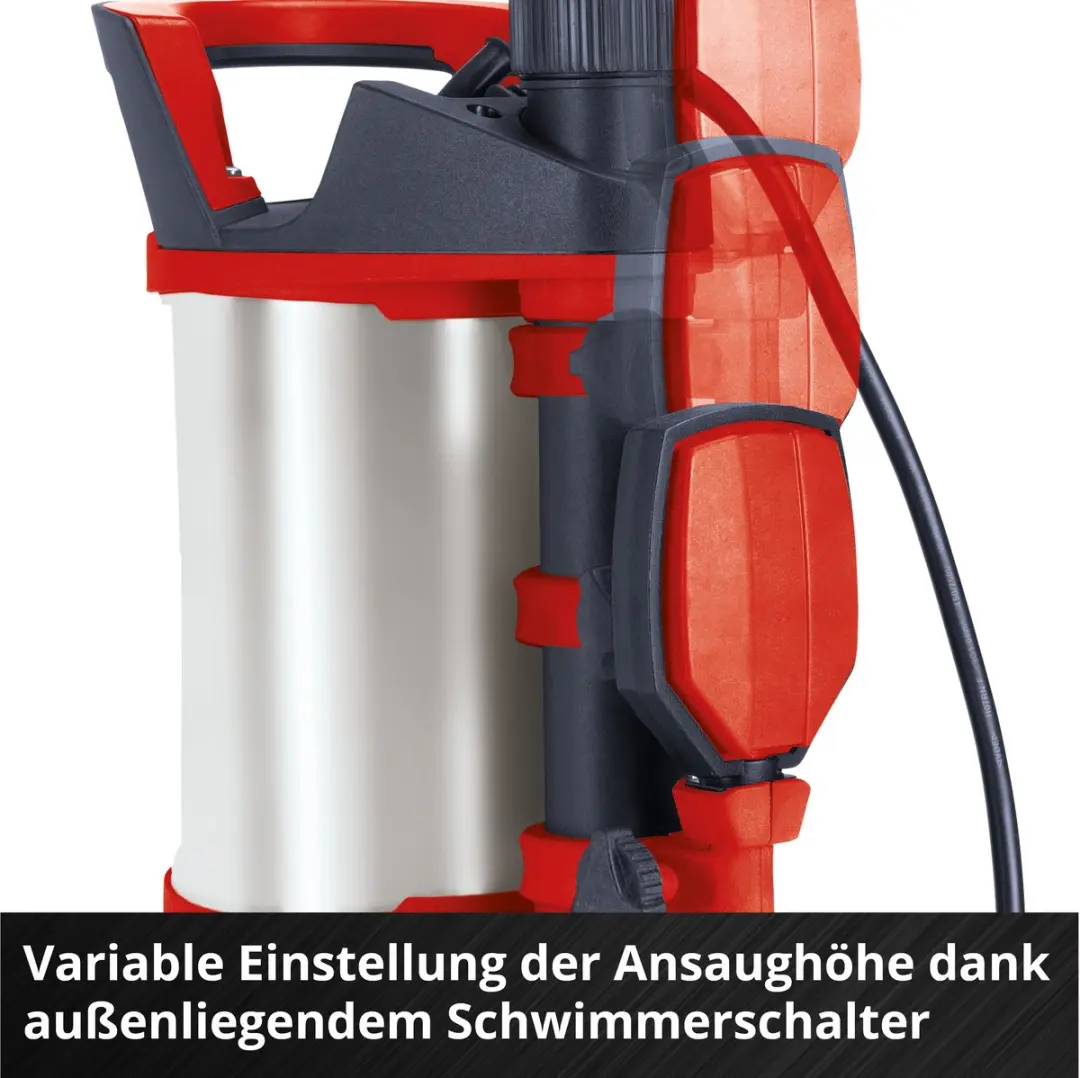 Einhell GE-DP 7535 N LL ECO Vuilwaterpomp 750W - 18.500 l/u - afbeelding 6 van 6