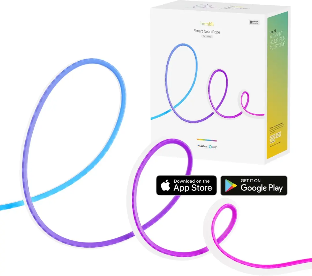 Hombli Slimme Neon Rope 5m RGBIC