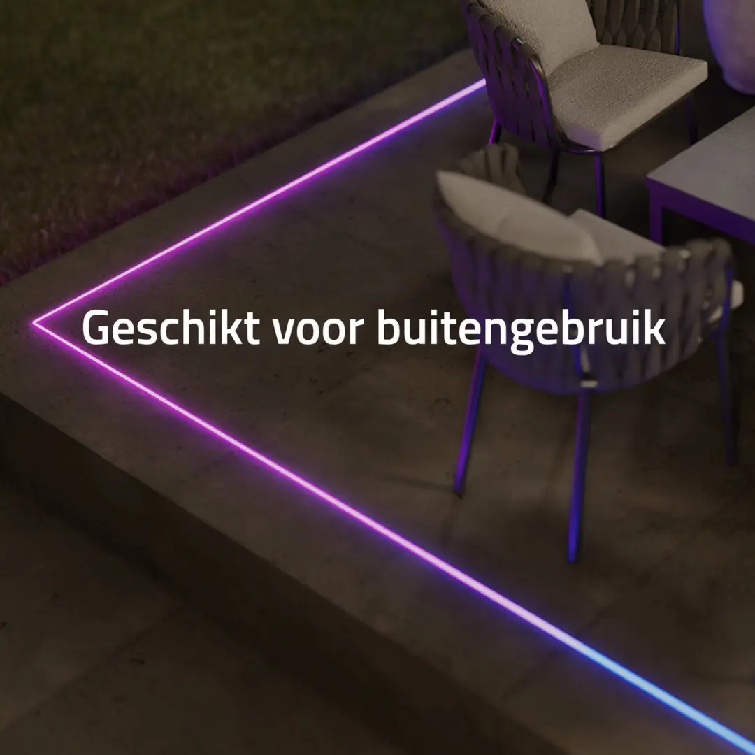 Hombli Slimme Neon Rope 5m RGBIC - App-bestuurd - IP65