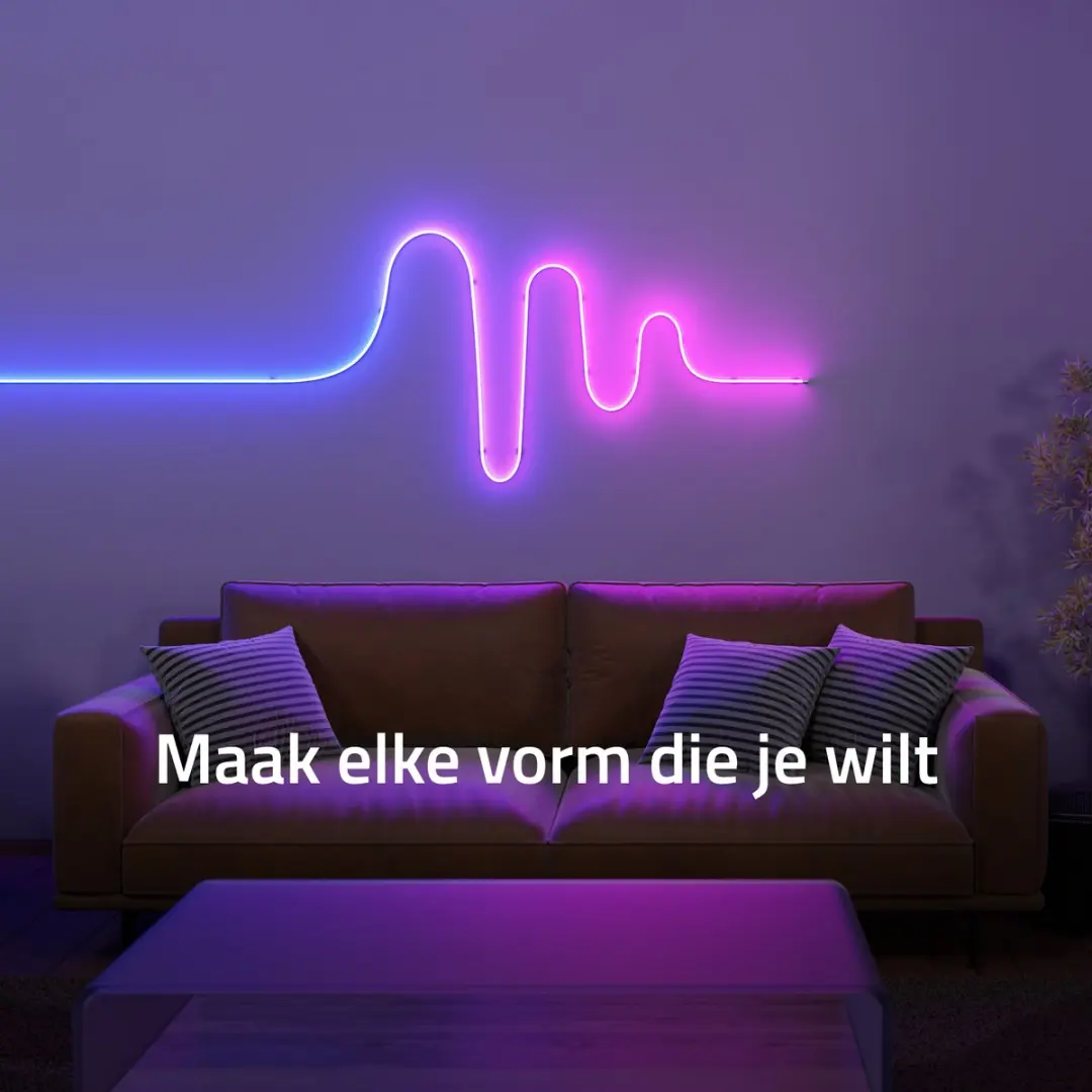 Hombli Slimme Neon Rope 5m RGBIC - App-bestuurd - IP65