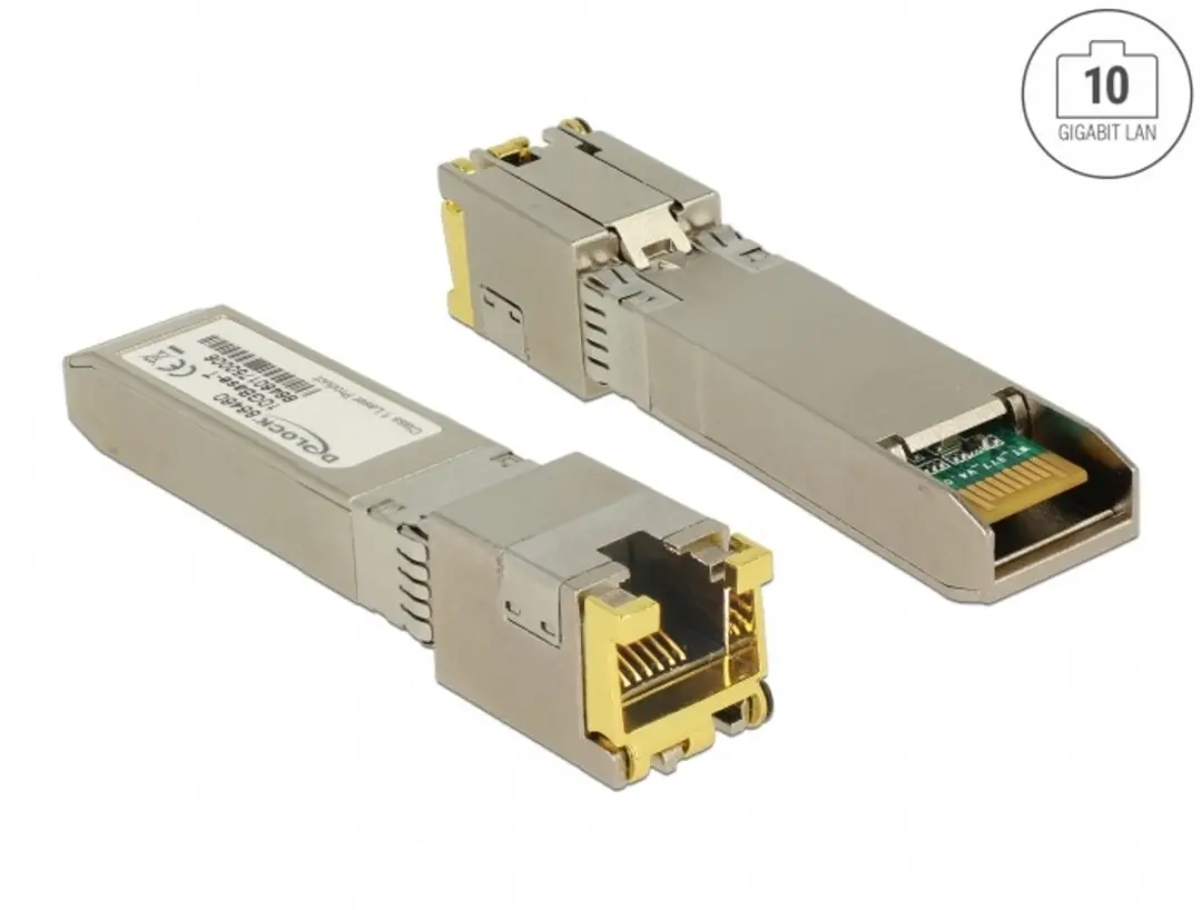 Delock 86460 SFP+ Module 10GBase-T - RJ45 - afbeelding 2 van 2