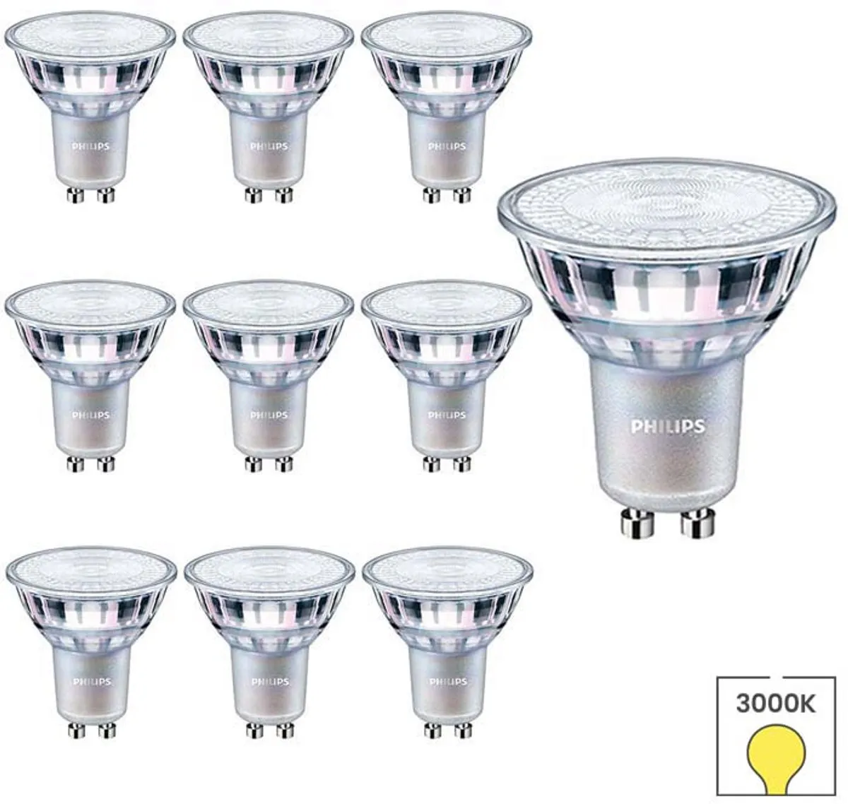 Philips GU10 LED Lamp 3.5W 3000K