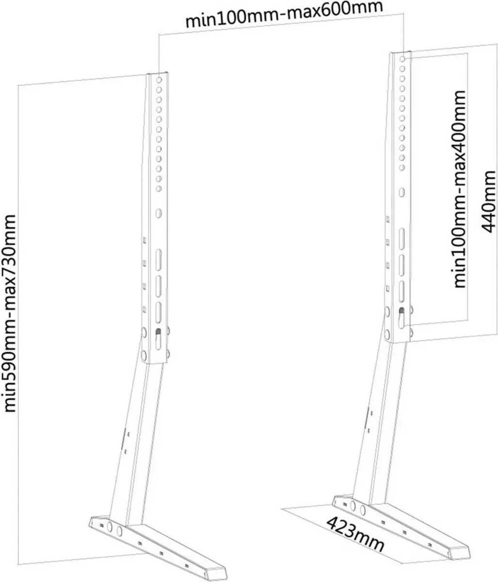 Neomounts FPMA-D1240BLACK Monitorarm 70" - Zwart - afbeelding 3 van 6