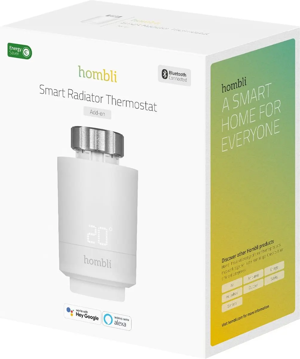 Hombli Slimme Radiatorknop Thermostaatkraan M30 - Wit