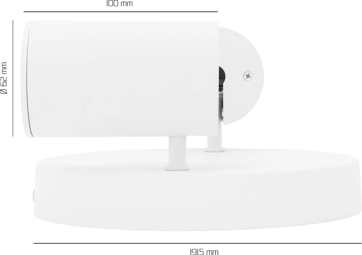 LEDVION SMART LED Plafondspot 2-lichts 4.9W RGB+CCT GU10 - Wit