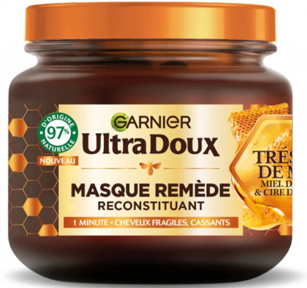 Garnier UltraDoux Honing herstellend haarmasker 340ML