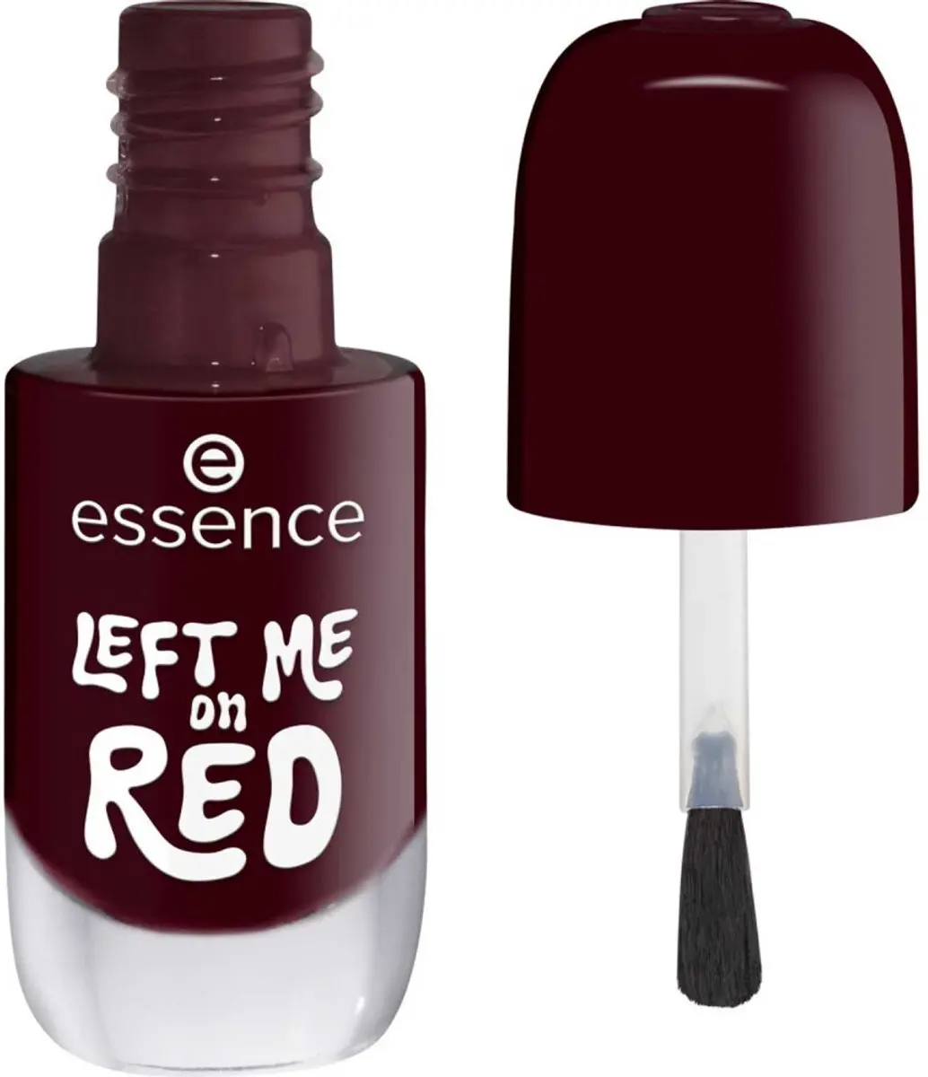 Essence Gel Nagellak 12 LEFT ME on RED - 8ml - afbeelding 2 van 3