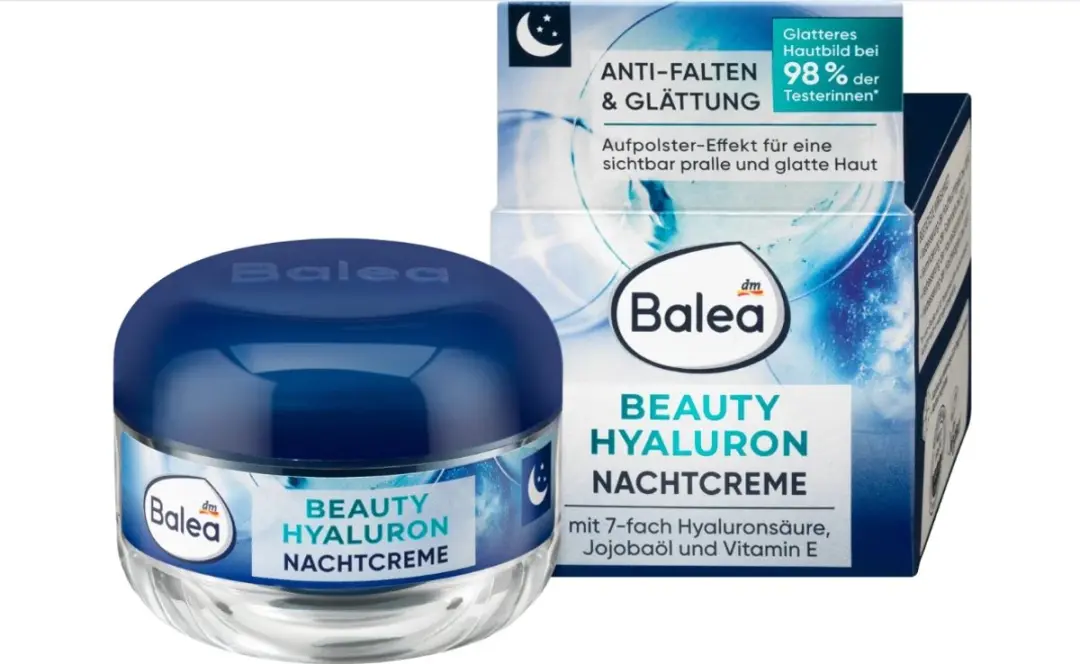 Balea Nachtcrème Anti-Rimpel Beauty Hyaluron, 50 ml