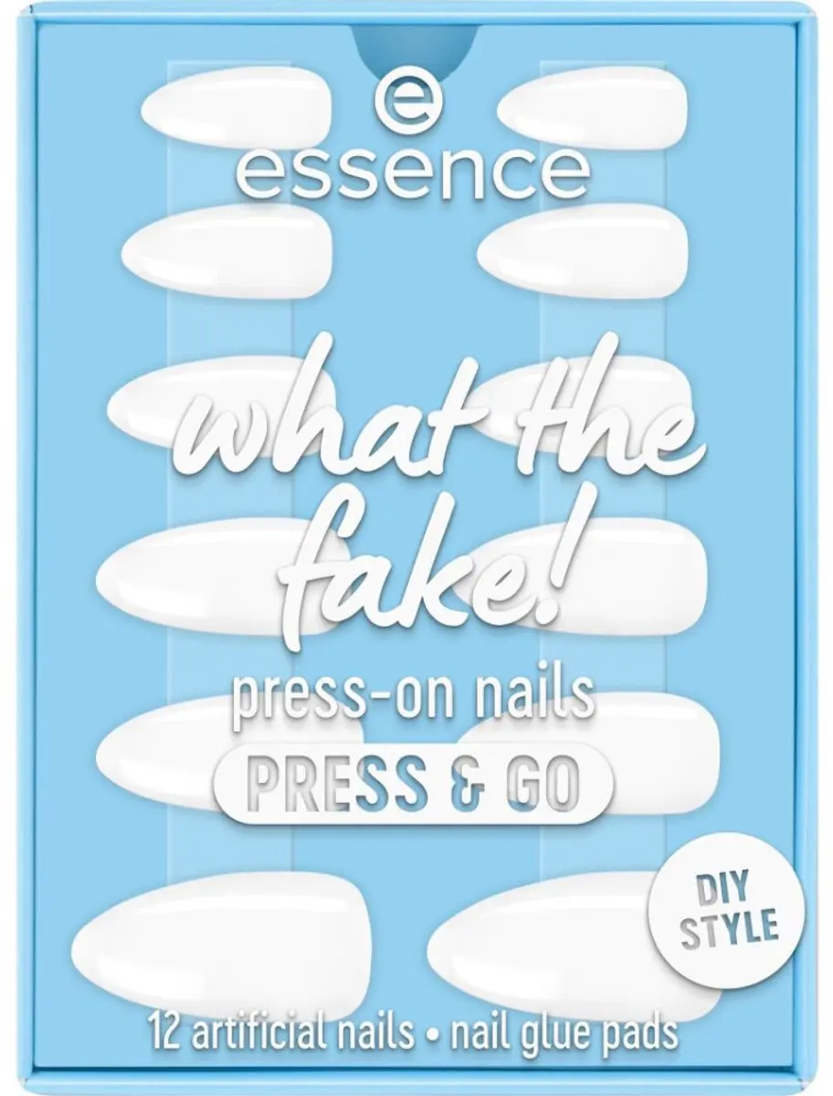 Essence What the Fake! Press-on Nails 02 Bare White