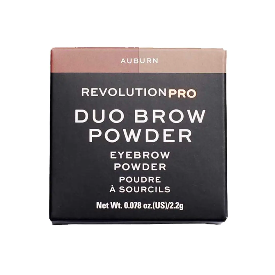 Makeup Revolution Duo Wenkbrauwpoeder Auburn - afbeelding 4 van 4