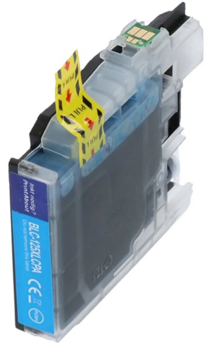 PrintAbout LC-125XLC Inktcartridge - Cyaan - 1500 pagina's