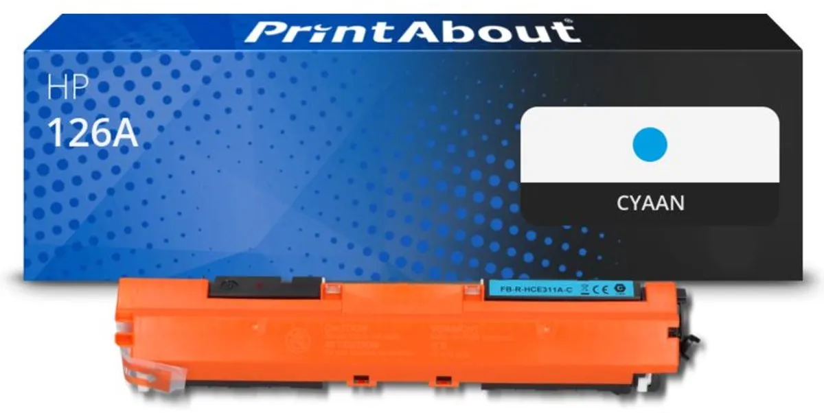 PrintAbout HP 126A CE311A Toner Cyaan