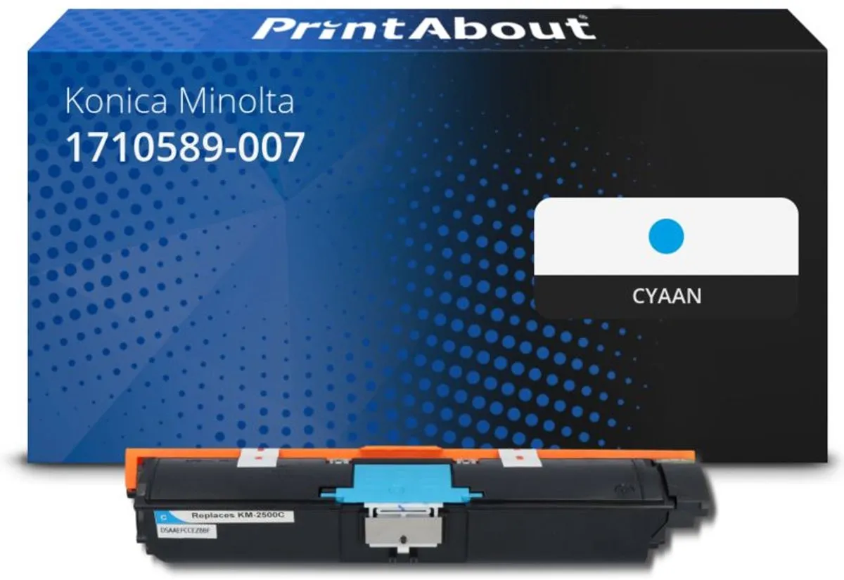 PrintAbout Huismerk Konica Minolta 1710589-007 Toner Cyaan