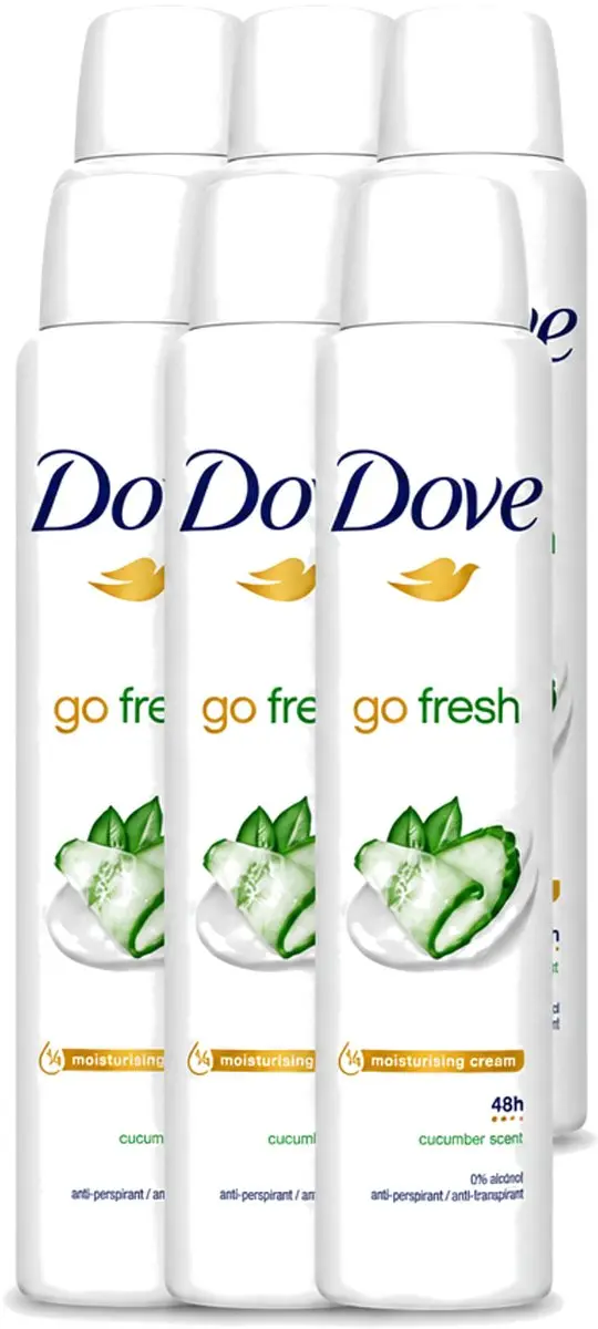 6 x Dove Go Fresh