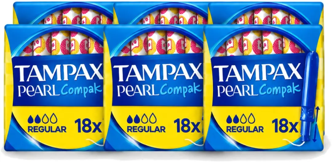 6 x Tampax Pearl Compak