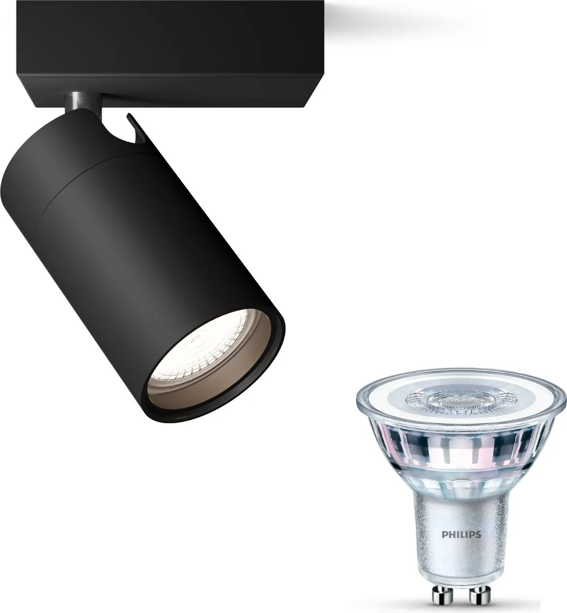 Philips Idris Opbouwspot Zwart