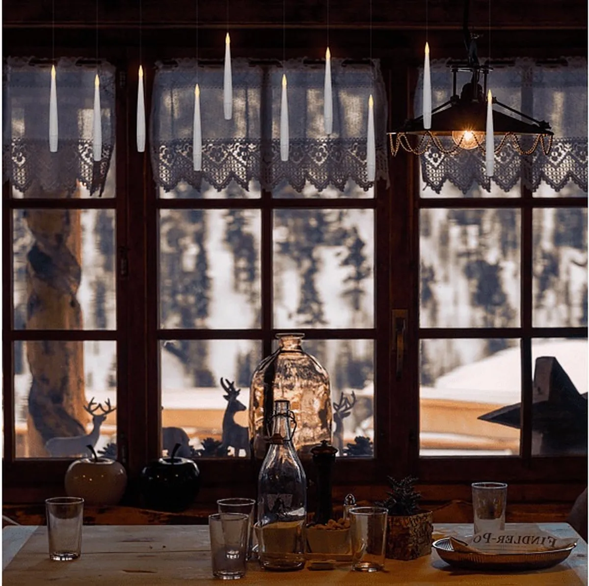 Harry Potter Zwevende Kaarsen - 10 Stuks - Warm wit licht - Afstandbediening - afbeelding 2 van 3
