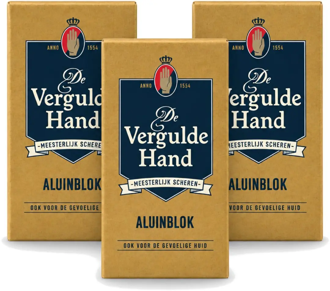 3 x Vergulde Hand