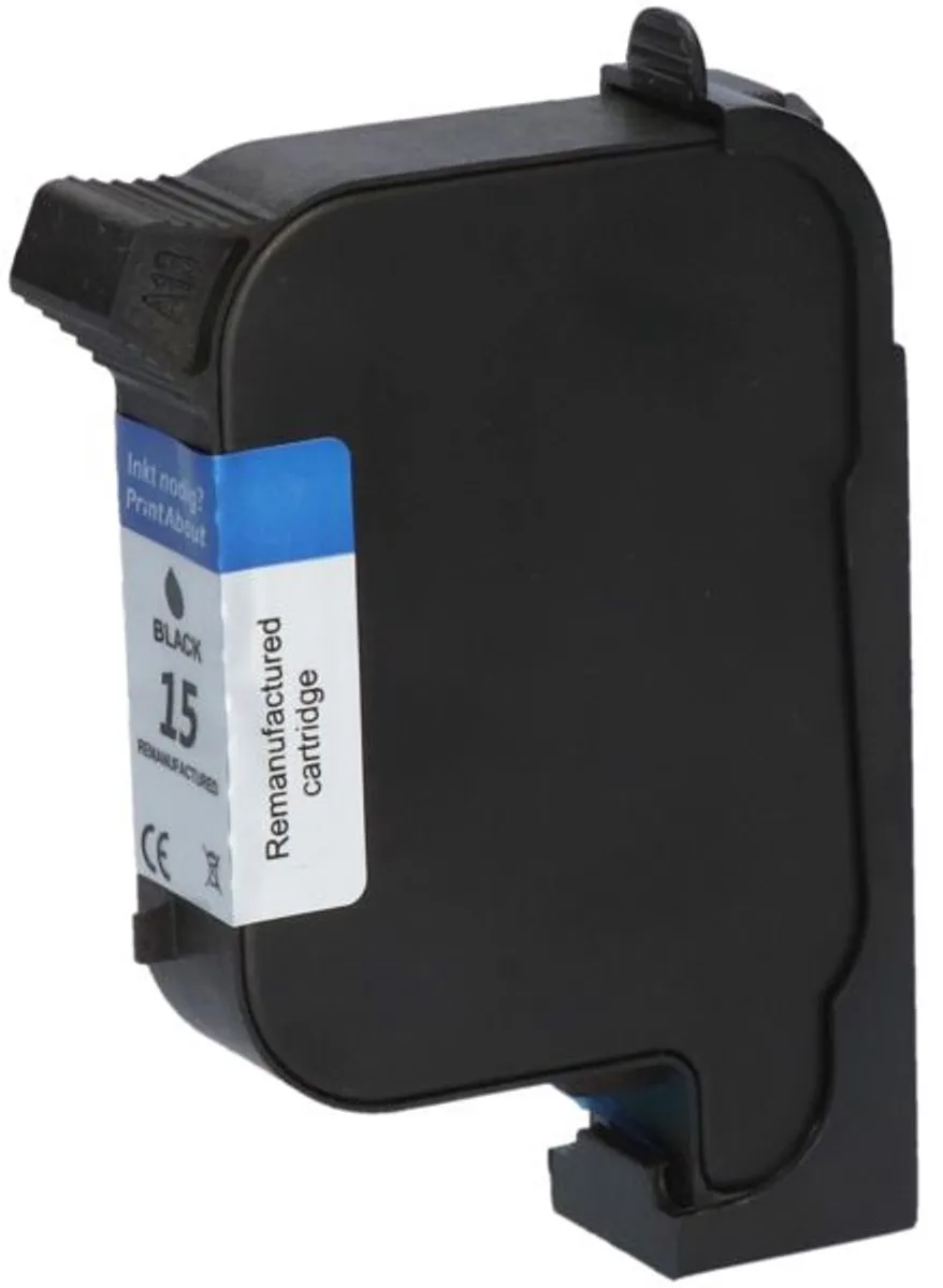 PrintAbout Inktcartridge C6615DE Zwart - 44ml - o.a. HP OfficeJet