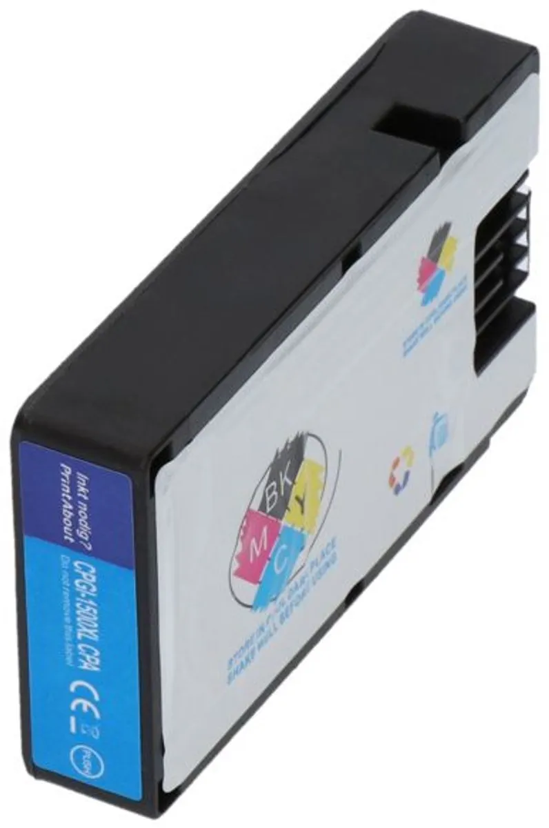 PrintAbout Canon PGI-1500XL C Inktcartridge - Cyaan - 1450 pagina's