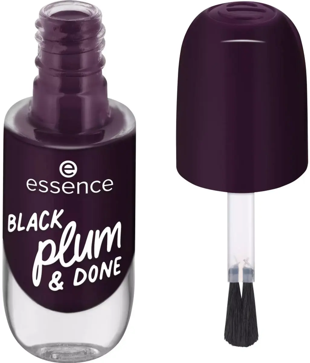 Essence Nagelkleur Gel Nagellak 84 BLACK plum & DONE - 8ml - afbeelding 3 van 5