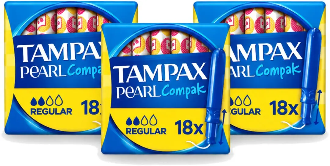 3 x Tampax Pearl Compak