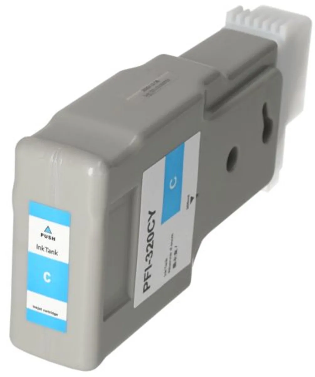 PrintAbout PFI-320C Inktcartridge Cyaan - 300ml - XL