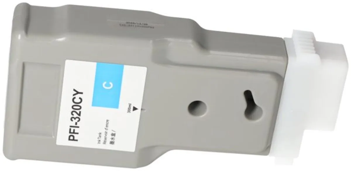 PrintAbout PFI-320C Inktcartridge Cyaan - 300ml - XL