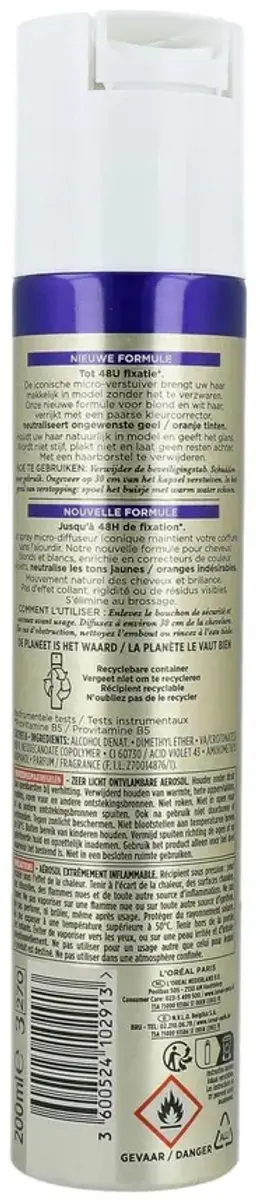 L'Oréal Paris Elnett Purple Haarlak 200ml