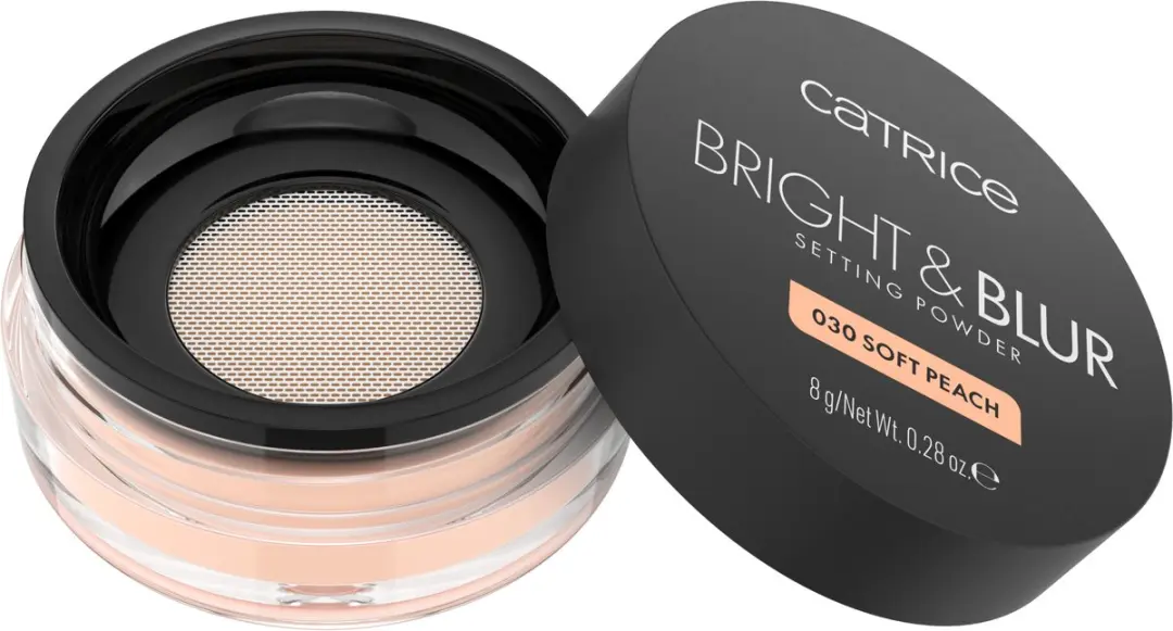 Catrice Bright & Blur Fixeerpoeder 8g - Soft Peach - afbeelding 6 van 6
