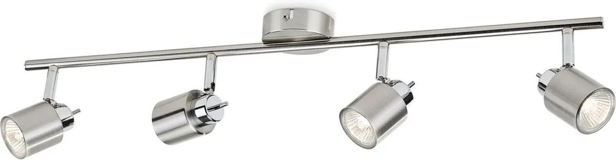 Philips Meranti Opbouwspot 4-Lichts - Nikkel