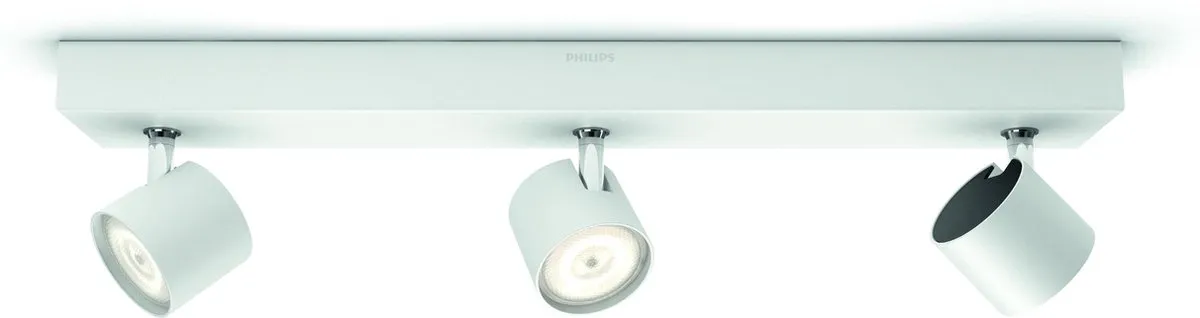 Philips Star Opbouwspot 3-lichts - Wit