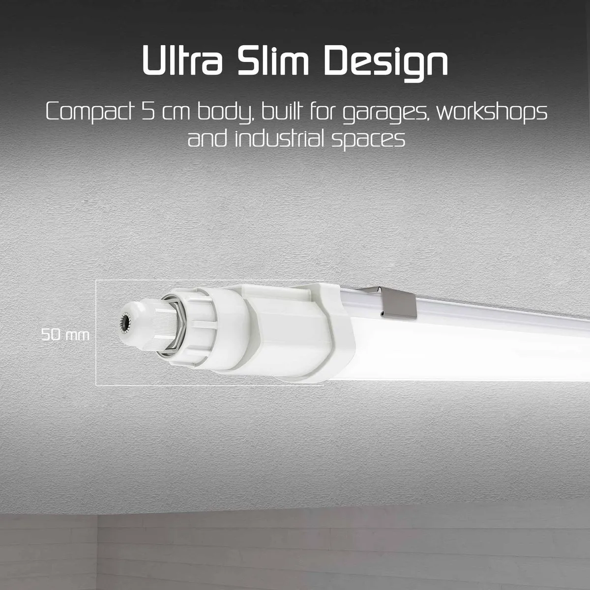 Ledvion LED Armatuur 120cm 30W 4000K - 2 Stuks