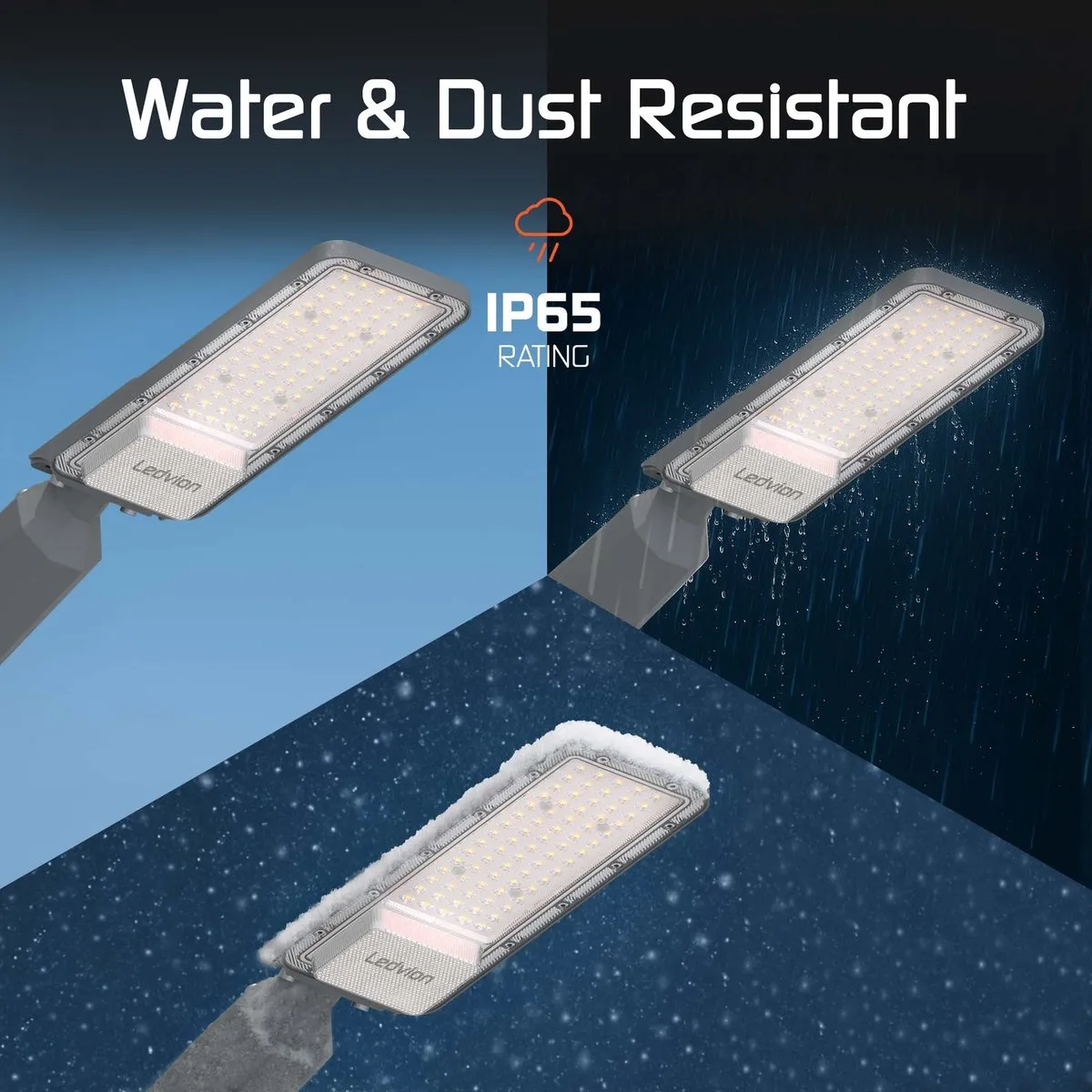Ledvion LED Straatlamp 50W 6500K IP65 - Osram Chips