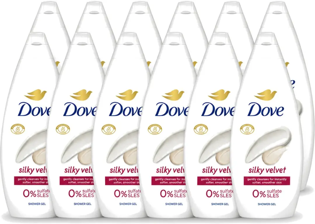 12 x Dove Silky Velvet