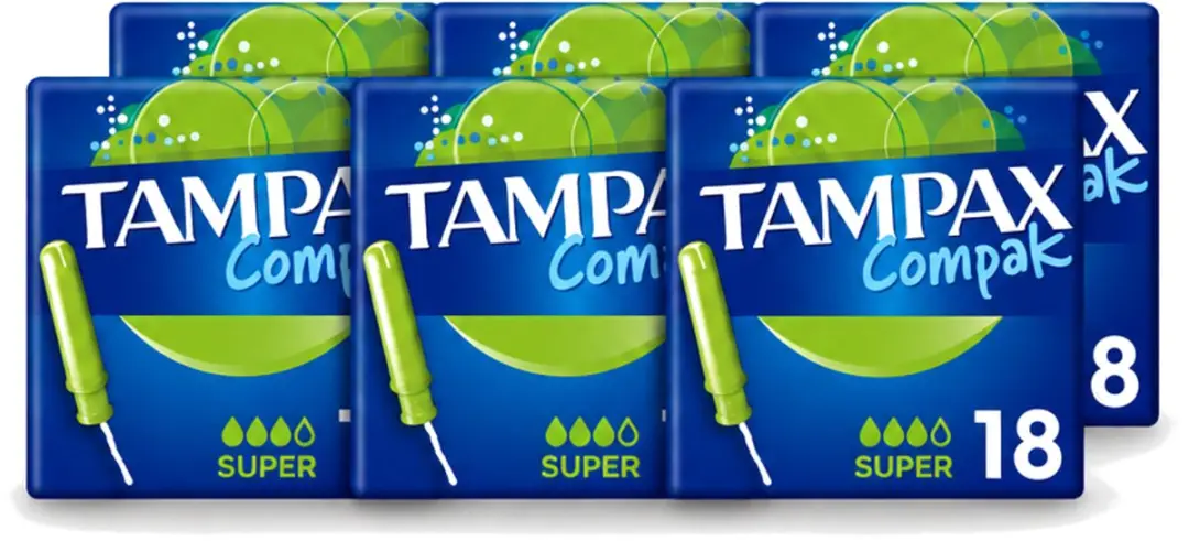 6 x Tampax Compak
