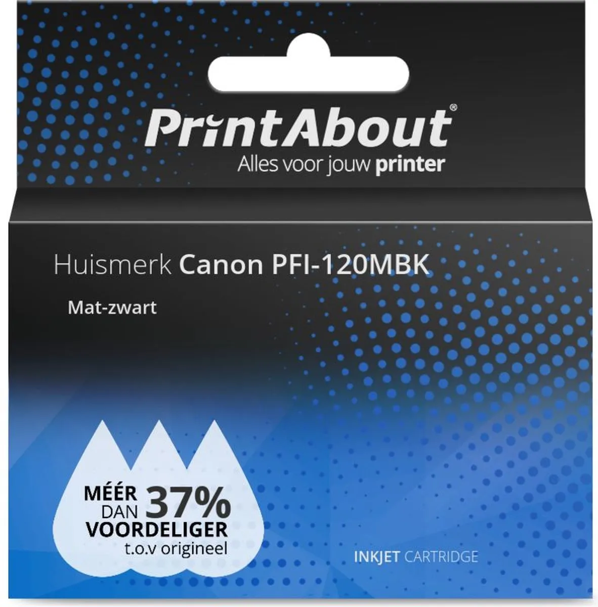 PrintAbout PFI-120MBK Inktcartridge Mat-zwart