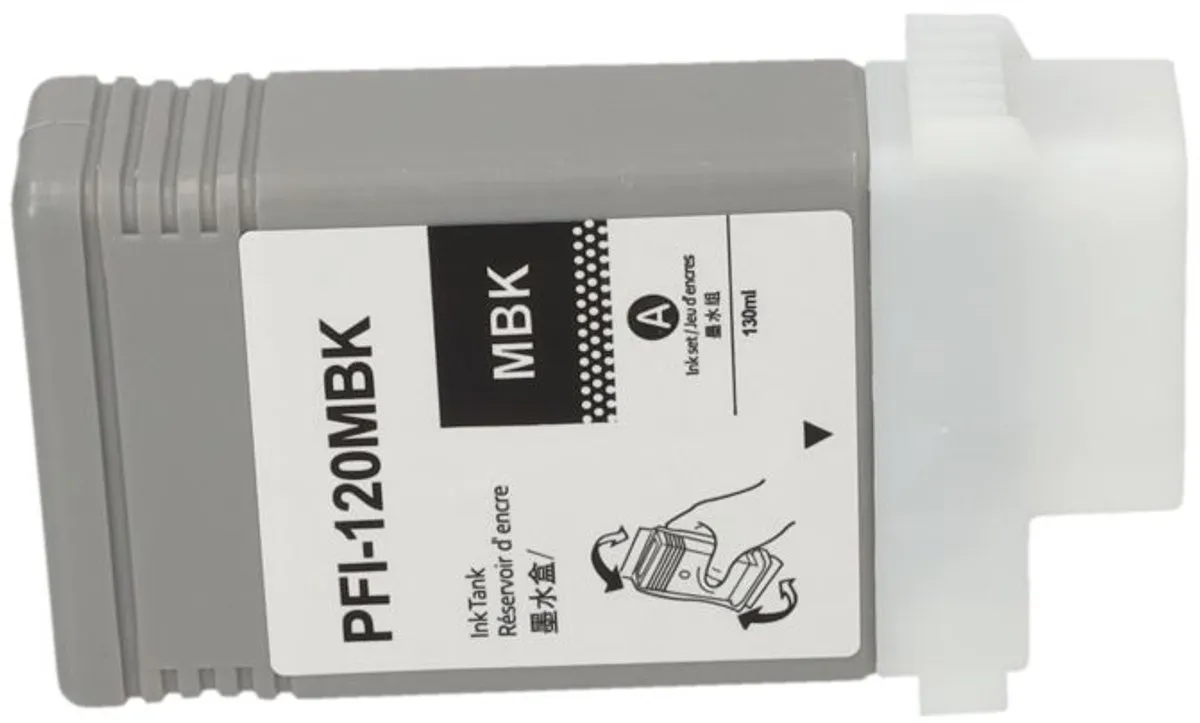 PrintAbout PFI-120MBK Inktcartridge Mat-zwart - Canon