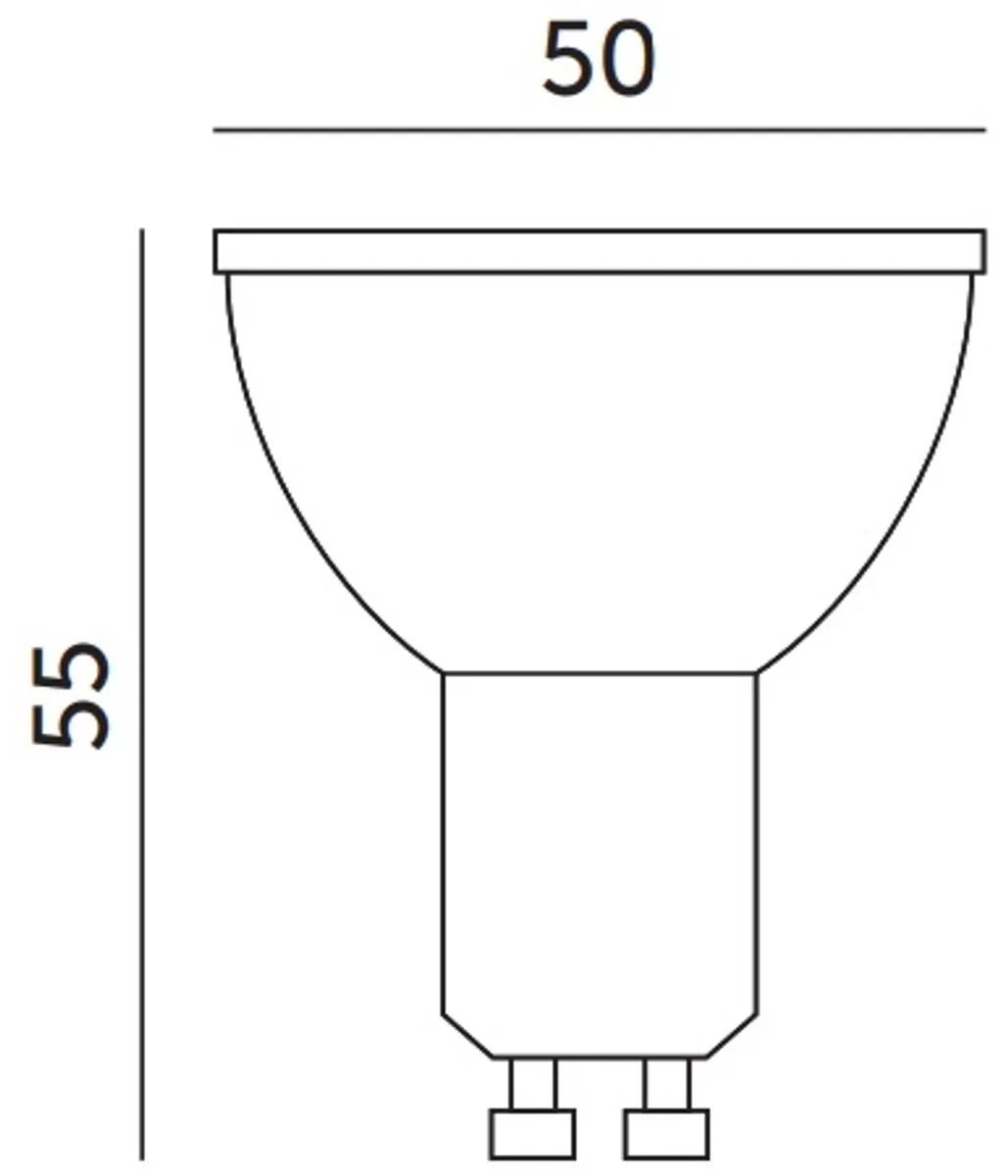 Philips LEDspot GU10 3.5W 3000K - Warm wit - 10 Stuks - afbeelding 4 van 6