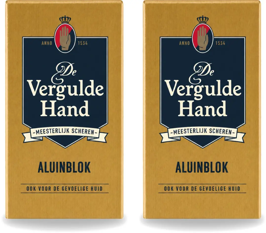 2 x Vergulde Hand