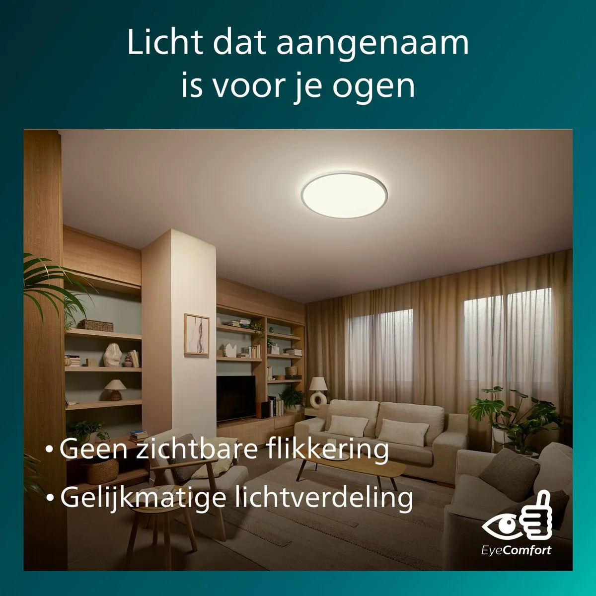 Philips Valen Plafondlamp 16W - Zwart - afbeelding 6 van 6
