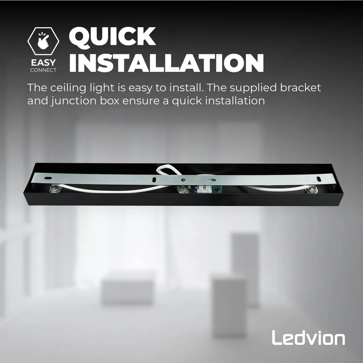 Ledvion LED Plafondspot Dimbaar GU10 3-lichts - Zwart - afbeelding 6 van 6